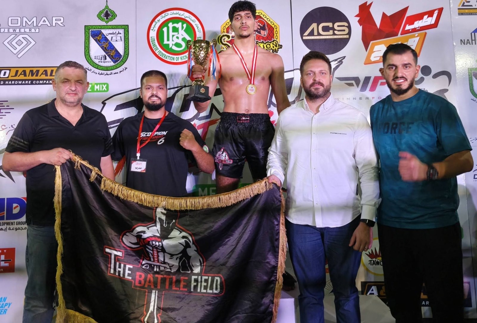 جامعة الجنان تدعم الطّاقات الواعدة في «Scorpion Fight Night 6»