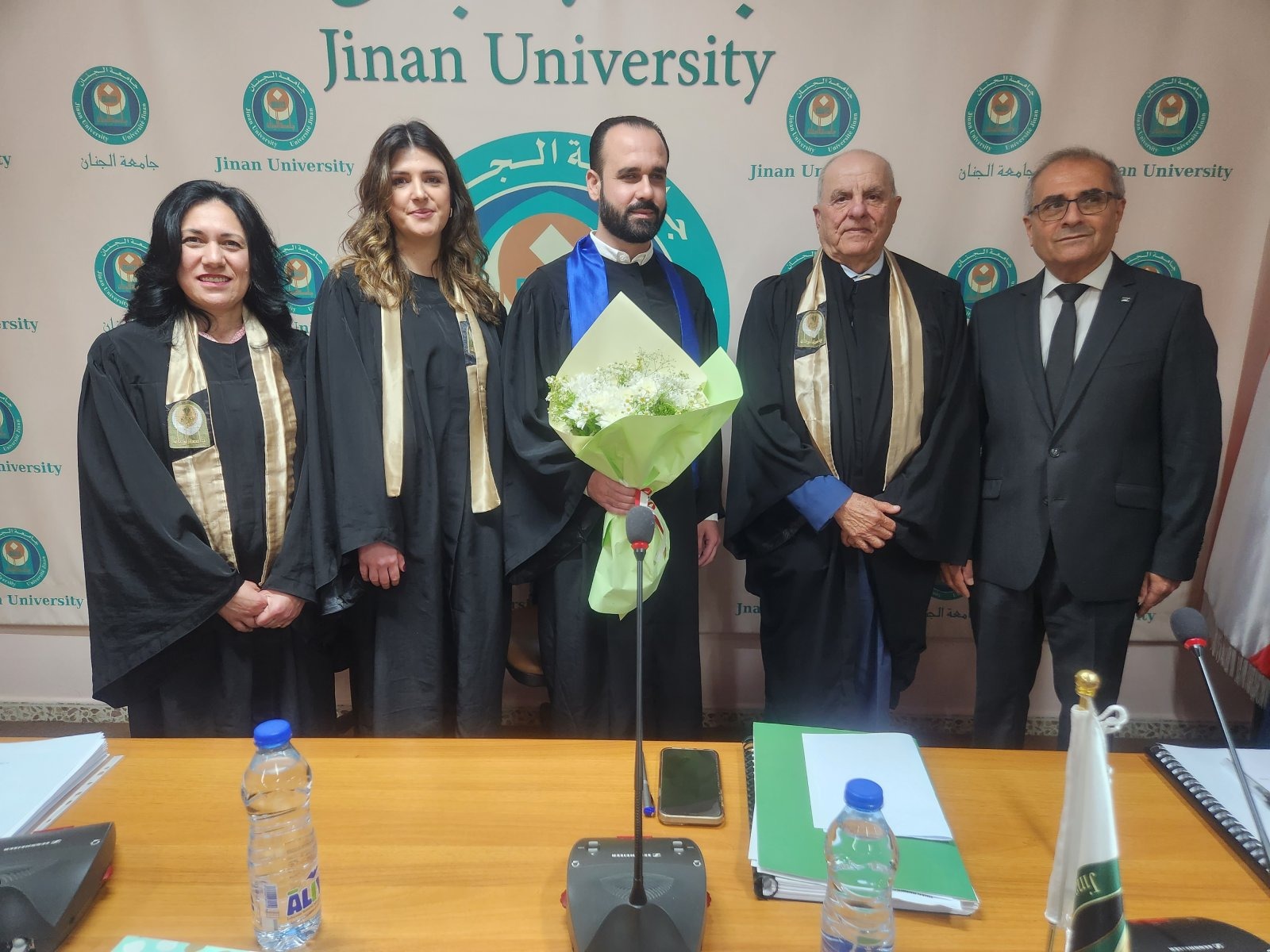 الجنان تناقش رسالة ماجستير لطالب من ذوي الإعاقة البصريّة