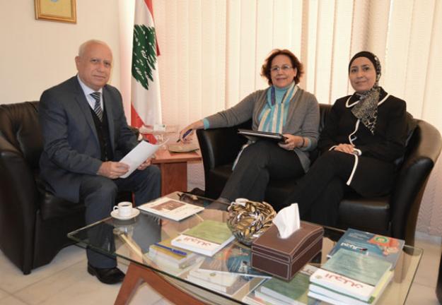 زيارة الأمينة العامة للجنة العالم العربي