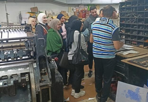 زيارة ميدانية لطلاب كلية الإعلام
