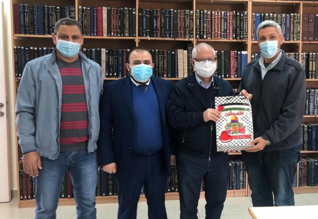 زيارة وفد من المؤتمر الشعبي لفلسطينيي الخارج للجامعة