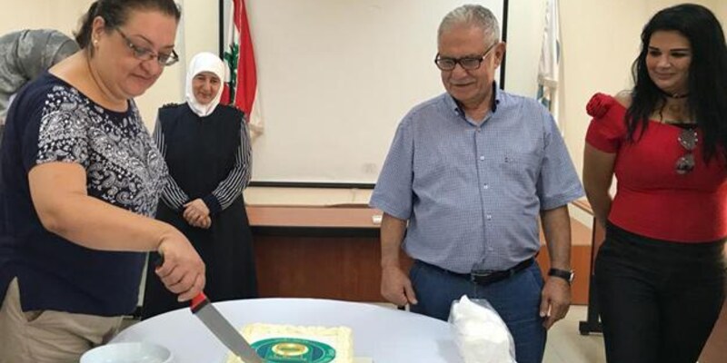 حفل استقبال على شرف عميدة كلية التربية في جامعة الجنان