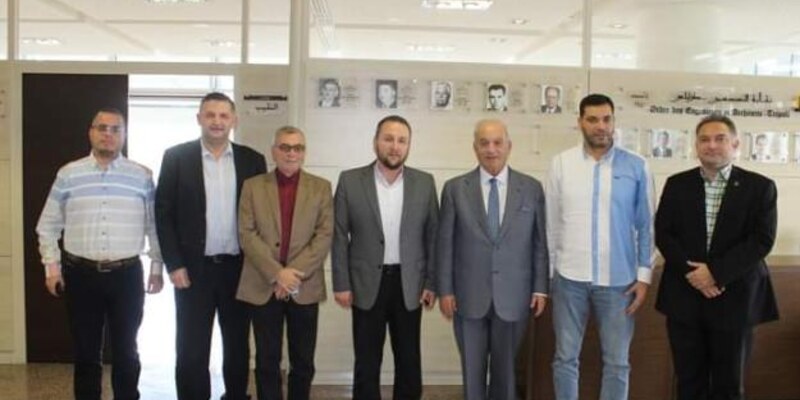 رئيس مجلس أمناء الجنان يزور نقيب المهندسين