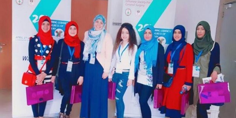 طلاب التمريض في صيدا يشاركون في مؤتمر الجمعية العلمية للجراحين