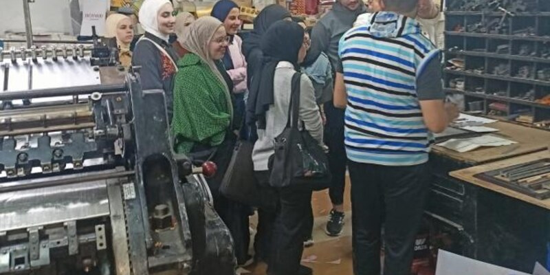 زيارة ميدانية لطلاب كلية الإعلام