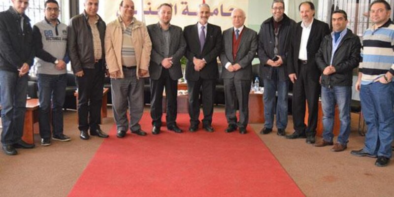 استقبال وفد التيار الوطني الحر